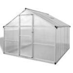 Okrepljen aluminijast rastlinjak z okvirjem 6,05 m² - Image 2