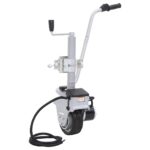 Podporno kolo za prikolico motorizirano 12 V 350 W aluminij