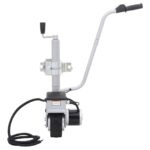 Podporno kolo za prikolico motorizirano 12 V 350 W aluminij - Image 2