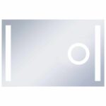 Kopalniško LED stensko ogledalo s senzorjem na dotik 100x60 cm - Image 2