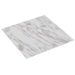 Samolepilne PVC talne plošče 5,11 m² bel marmor - Image 2