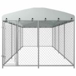 Zunanji pasji boks s streho 7,6x3,8x2,3 m - Image 2
