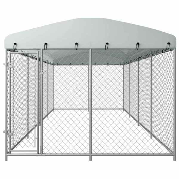 Zunanji pasji boks s streho 7,6x3,8x2,3 m - Image 2