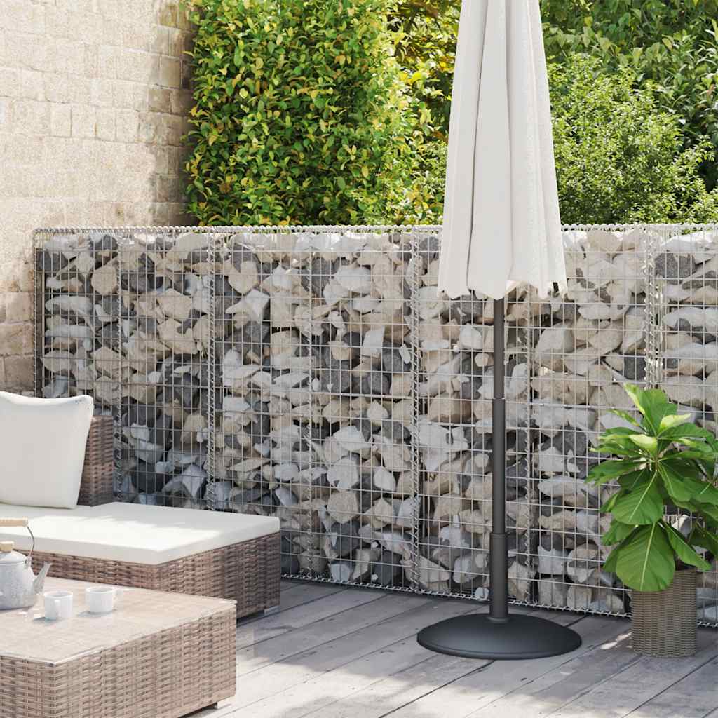 Gabionska stena s pokrovi iz pocinkanega jekla 900x50x150 cm