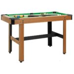 Miza za biljard 4 ft 122x61x76 cm rjava