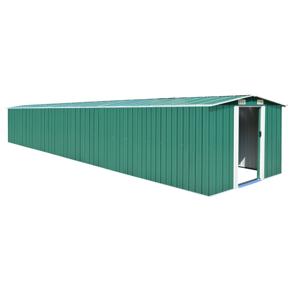 Vrtna lopa zelena 257x779x181 cm pocinkano jeklo