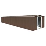 Vrtna lopa rjava 257x779x181 cm pocinkano jeklo