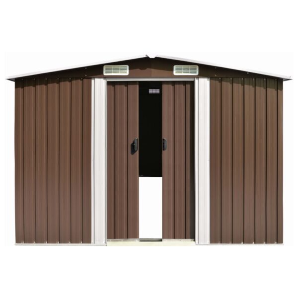 Vrtna lopa rjava 257x779x181 cm pocinkano jeklo - Image 3
