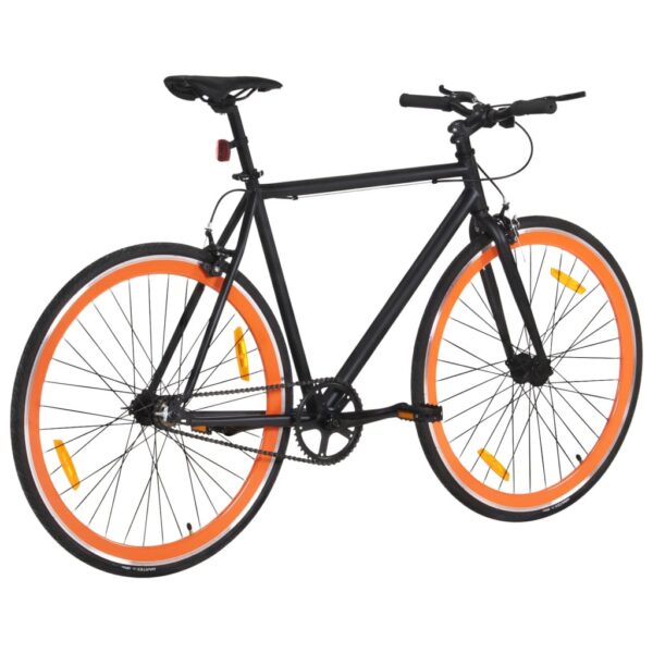 Kolo z eno prestavo črno in oranžno 700c 55 cm - Image 3