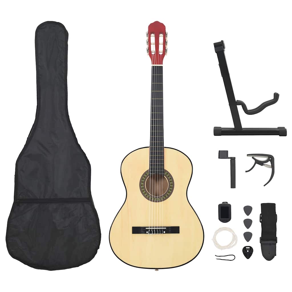 Klasična kitara za začetnike 12-delni komplet 4/4 39″