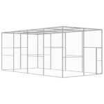 Mačja kletka 6x3x2,5 m pocinkano jeklo
