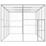 Mačja kletka 6x3x2,5 m pocinkano jeklo - Image 2