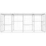 Mačja kletka 6x3x2,5 m pocinkano jeklo - Image 3