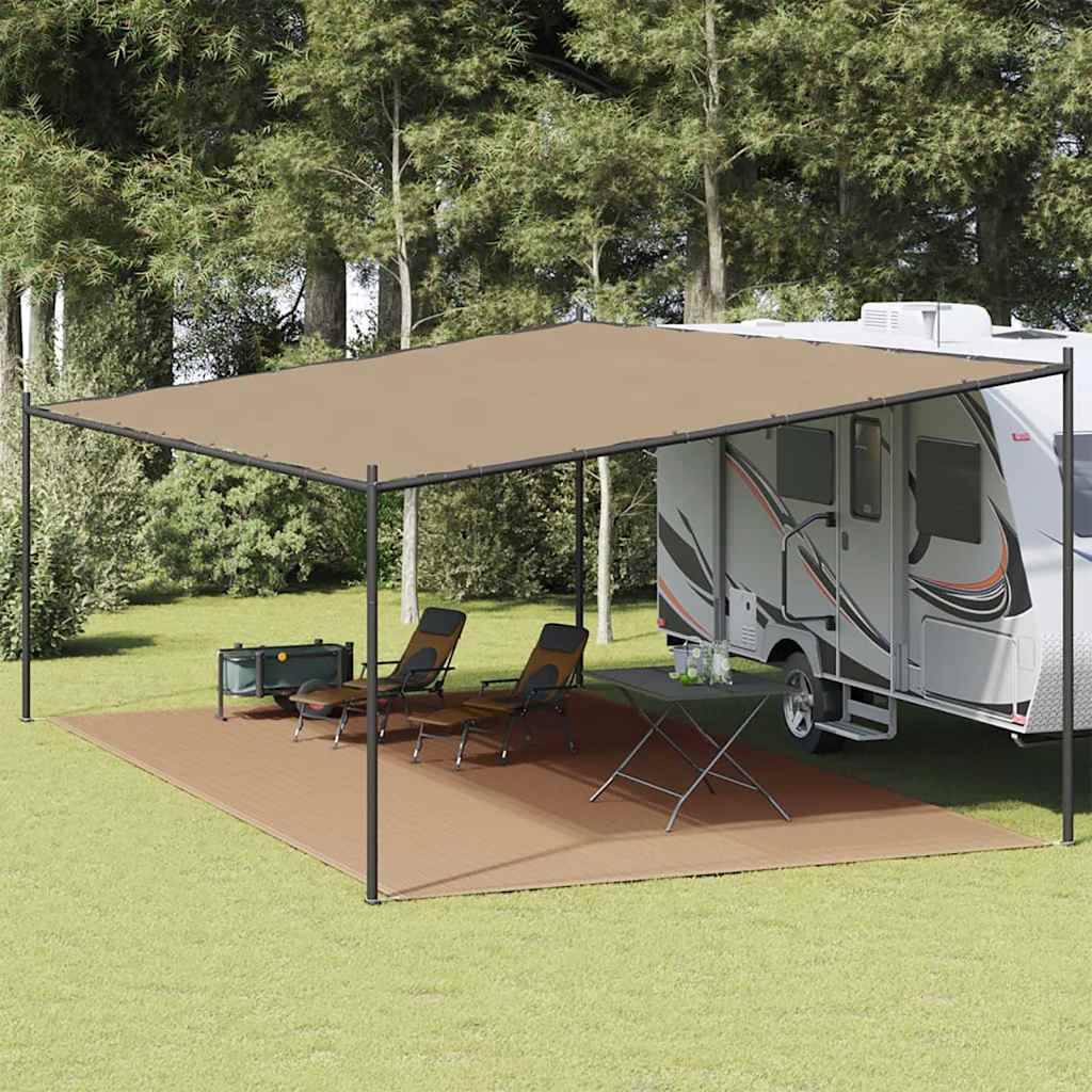 Preproga za šotor 400×600 cm taupe