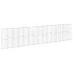 Gabionska stena s pokrovi pocinkano jeklo 900x30x200 cm - Image 2