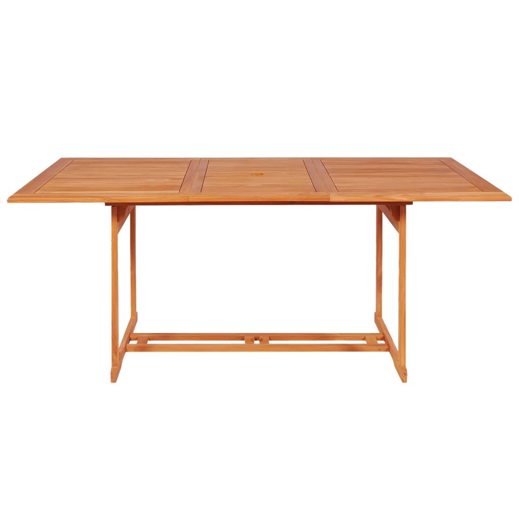 Vrtna jedilna garnitura 9-delna z blazinami trdna tikovina - slika 3