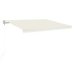 Avtomatsko zložljiva tenda 450x350 cm krem - Image 2