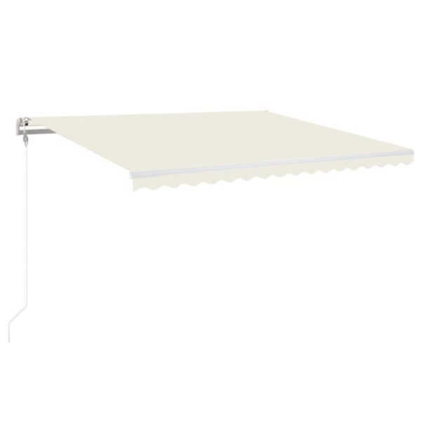 Avtomatsko zložljiva tenda 450x350 cm krem - Image 2