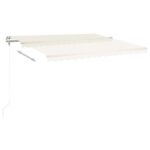 Avtomatsko zložljiva tenda 450x350 cm krem - Image 3