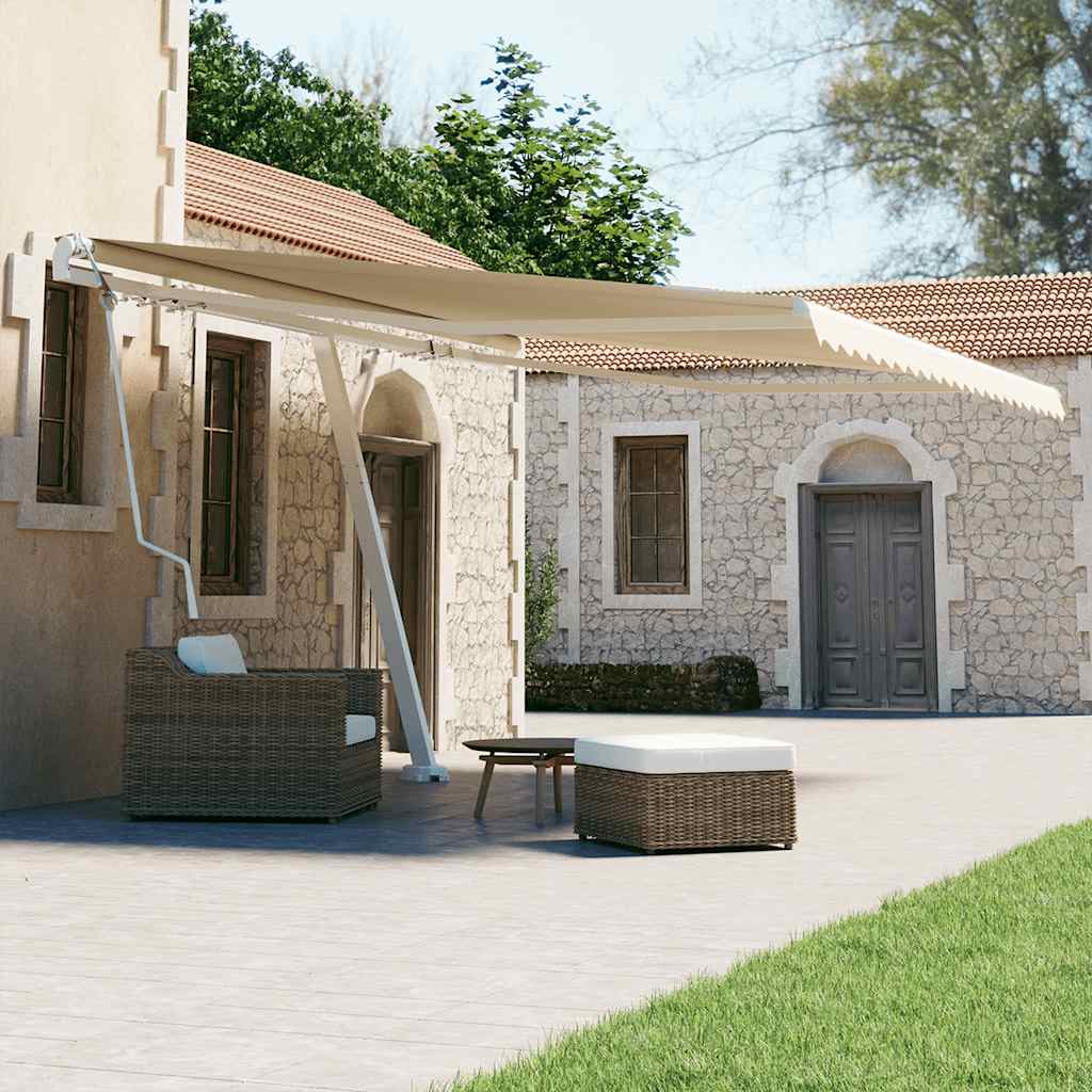 Prostostoječa avtomatska tenda 400×300 cm krem