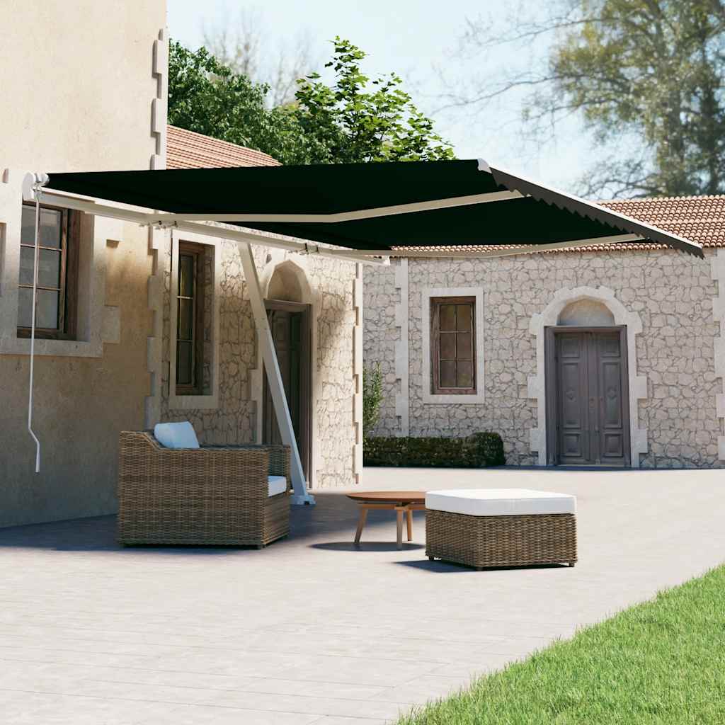 Prostostoječa avtomatska tenda 500×300 cm antracitna
