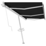 Prostostoječa avtomatska tenda 600x350 cm antracitna - Image 2
