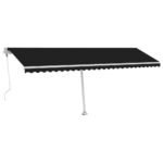 Prostostoječa avtomatska tenda 600x350 cm antracitna - Image 3