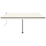 Prostostoječa avtomatska tenda 450x350 cm krem - Image 3