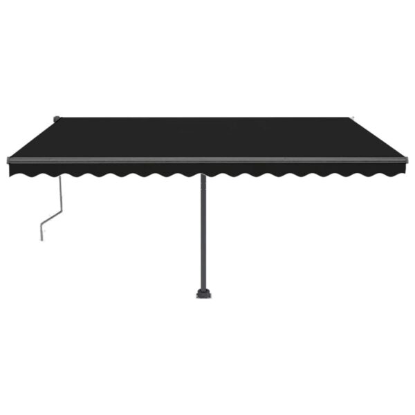 Prostostoječa avtomatska tenda 450x350 cm antracitna - Image 3