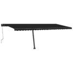 Prostostoječa avtomatska tenda 600x350 cm antracitna - Image 2