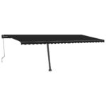 Avtomatska tenda LED + senzor 600x350 cm antracitna - Image 2