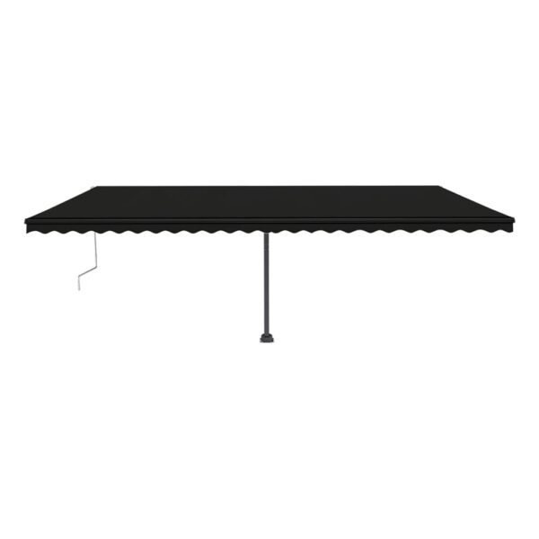 Avtomatska tenda LED + senzor 600x350 cm antracitna - Image 3