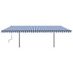 Avtomatska tenda LED + senzor 6x3,5 cm modra in bela - Image 3