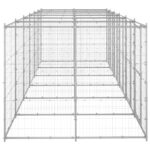Zunanji pasji boks pocinkano jeklo 14,52 m² - Image 3