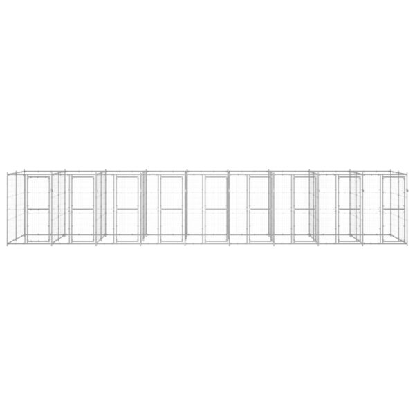 Zunanji pasji boks pocinkano jeklo 21,78 m² - Image 2