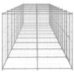 Zunanji pasji boks pocinkano jeklo 21,78 m² - Image 3