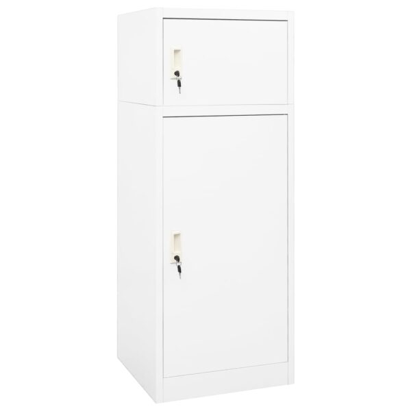 Omara za sedlo bela 53x53x140 cm jeklo