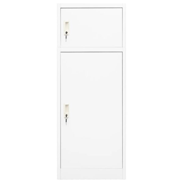 Omara za sedlo bela 53x53x140 cm jeklo - Image 2