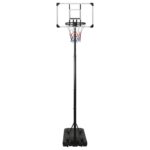 Košarkaško stojalo prozorno 280-350 cm polikarbonat - Image 2