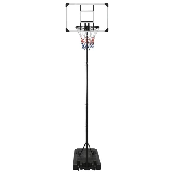 Košarkaško stojalo prozorno 280-350 cm polikarbonat - Image 2