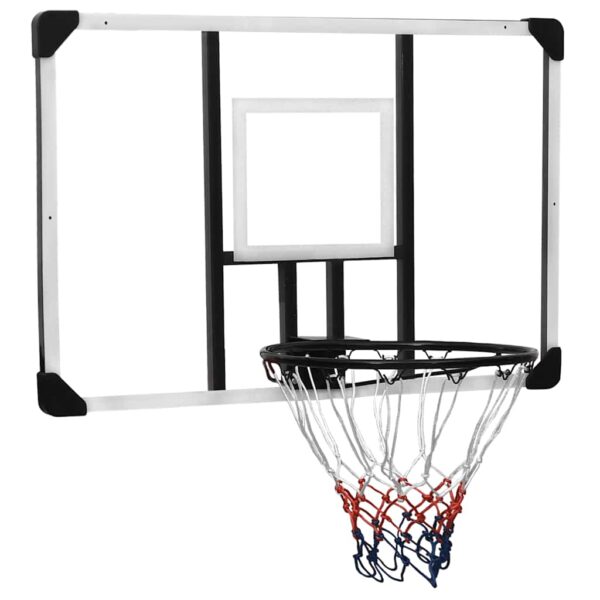 Košarkaška tabla prozorna 106x69x3 cm polikarbonat