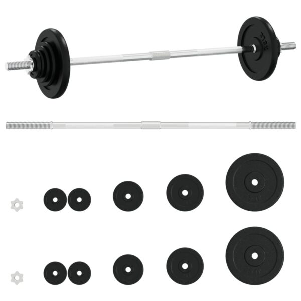 Komplet uteži 30 kg lito železo - Image 2
