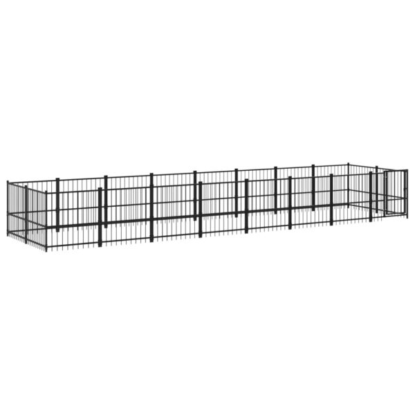 Zunanji pasji boks jeklo 15,02 m² - Image 2
