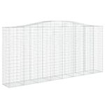Obokane gabion košare 7 kosov 400x50x180/200cm pocinkano železo - Image 3