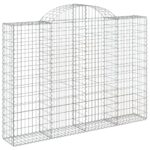 Obokane gabion košare 18kosov 200x30x140/160cm pocinkano železo - Image 3