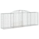 Obokana gabionska košara 9kos 300x50x100/120cm pocinkano železo - Image 3