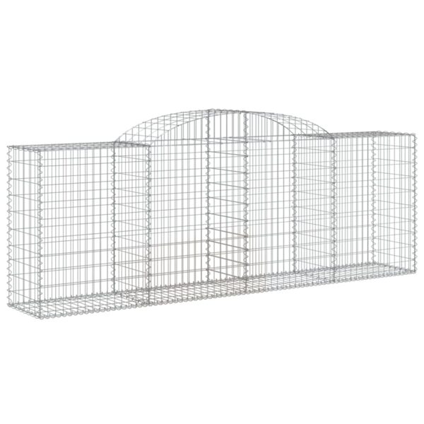 Obokana gabionska košara 9kos 300x50x100/120cm pocinkano železo - Image 3