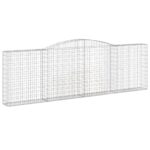 Obokane gabion košare 10kosov 400x30x120/140cm pocinkano železo - Image 3