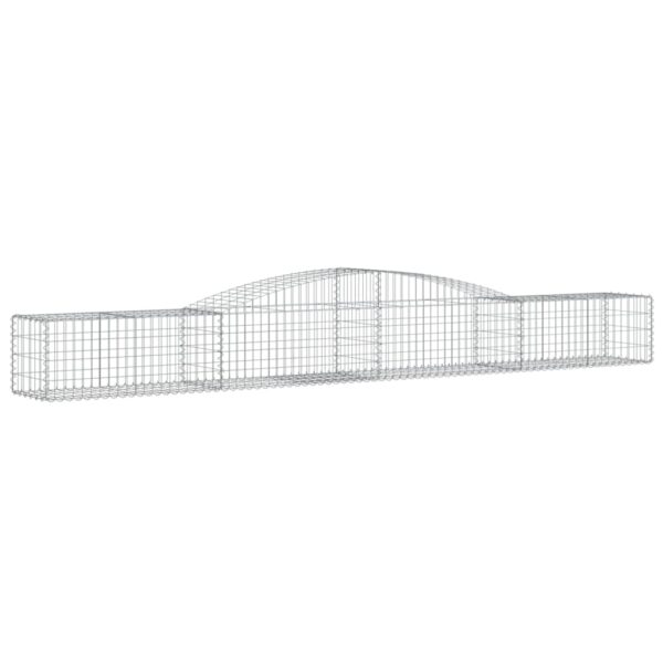 Obokane gabion košare 25 kosa 400x50x40/60 cm pocinkano železo - Image 3