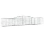 Obokane gabion košare 20 kosa 400x50x60/80 cm pocinkano železo - Image 3